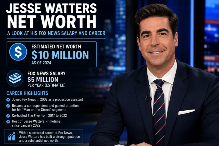 What Is Jesse Watters Net Worth? A Look at His Fox News Salary and Career
