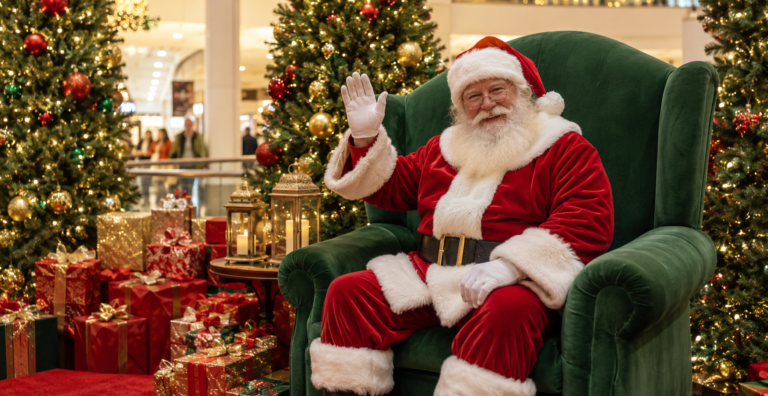 Santa at the Florence Mall
